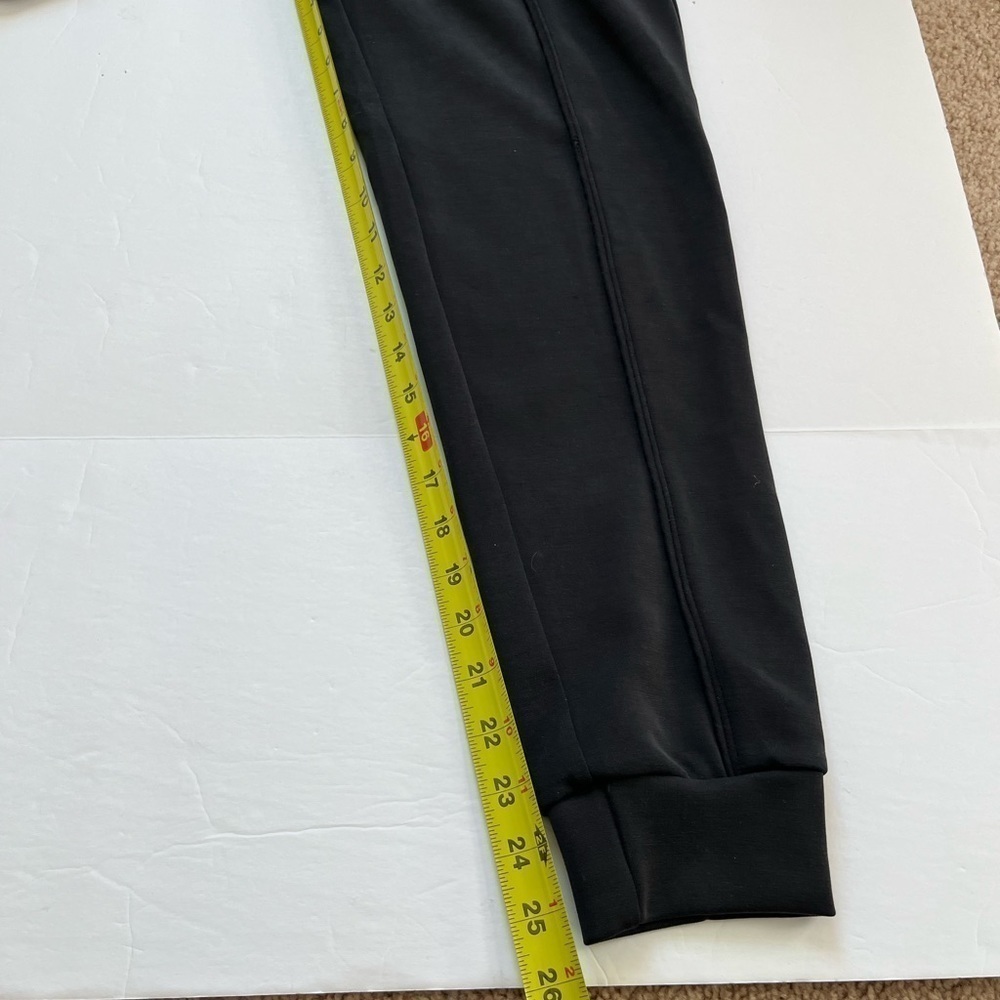 Nux Los Angeles Size XSmall Sleek Fabric Black Jogger Sweatpants - Picture 4 of 9